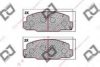 DJ PARTS BP1580 Brake Pad Set, disc brake